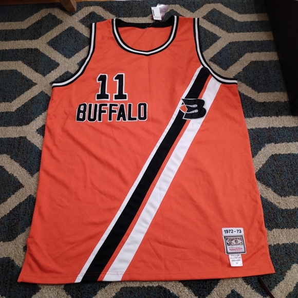 Mitchell & Ness Orange Hardwood Classics Jersey Vintage 1972_73